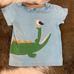 Mini Boden Alligator + Seagull tee